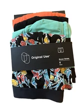 Original-Use boxer briefs mens size large set of 4 New! floral and solid