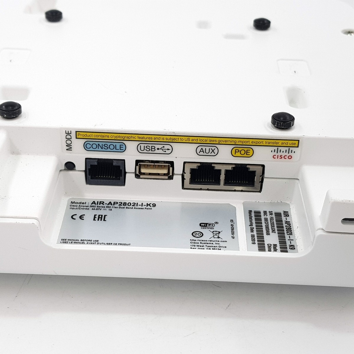 Cisco AIR-AP2802I-I-K9 Aironet 2802 Series 802.11ac Dual