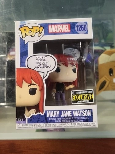 Funko Pop Marvel Spider-Man Mary Jane Watson #1260 Entertainment Earth Exclusive