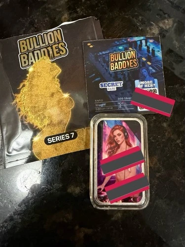 Bullion Baddies 7 Secret Rare DJ Dani 1 ozSilver Bar
