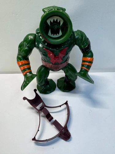 Vintage 1984 MOTU He-Man LEECH figure with Crossbow