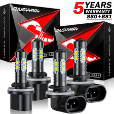 Fit Arctic Cat M1000 M5 M6 M7 M8 4x 894 893 LED Headlight Hi/Lo Beam Combo Bulbs