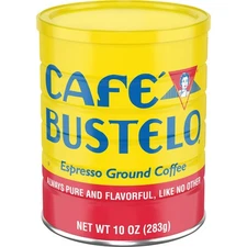 Cafe Bustelo, Espresso Style Dark Roast Ground Coffee, 10 oz Can EXP 09/26
