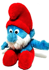 Papa Smurf - 10  Plush Smurf - Wallace Berrie  Co - Vintage 1979