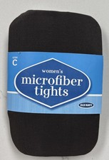 NWT Women’s Vintage Y2K Old Navy Microfiber Tights Brown Size C NOS Made in USA