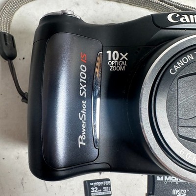 Canon　PowerShot　SX100IS Canon PowerShot SX100 IS 8-megapixel digital camera with 10X