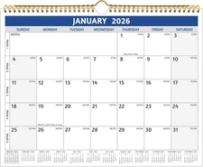 2025-2026 Wall Calendar - Run Now to Dec 2026, 14.57'' x 11.42'', 18 Monthly Cal