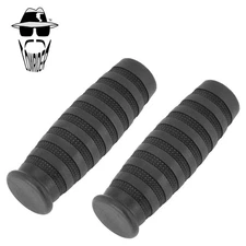 Original Lowrider Black Retro Cruiser Grips – Smooth Classic Old School Design.