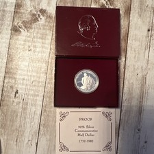 1982-S George Washington Commemorative Half Dollar Proof 50C 90% SIlver US Coin