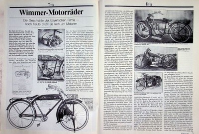 Oldtimer Markt 07/1990 Modellreport Wimmer - ein interessanter Bericht auf 4 Sei