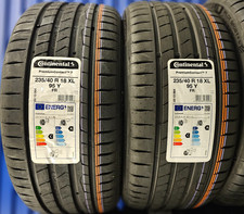 2X NEW CONTINENTAL PREMIUM CONTACT 7 235/40 ZR18 XL 95Y 235 40 18 2354018 C+A