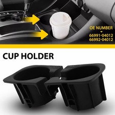 Center Console Cup Holder Insert Right Left For Toyota Tacoma 2005-2017 Pair A
