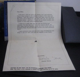 Nintendo STARTROPICS nes Game cart, Manual w/letter, Sleeve & Box Untested