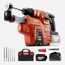 20V Cordless Rotary Hammer with Dust Collector, 15 In³ Dust Collection Box, 5-In