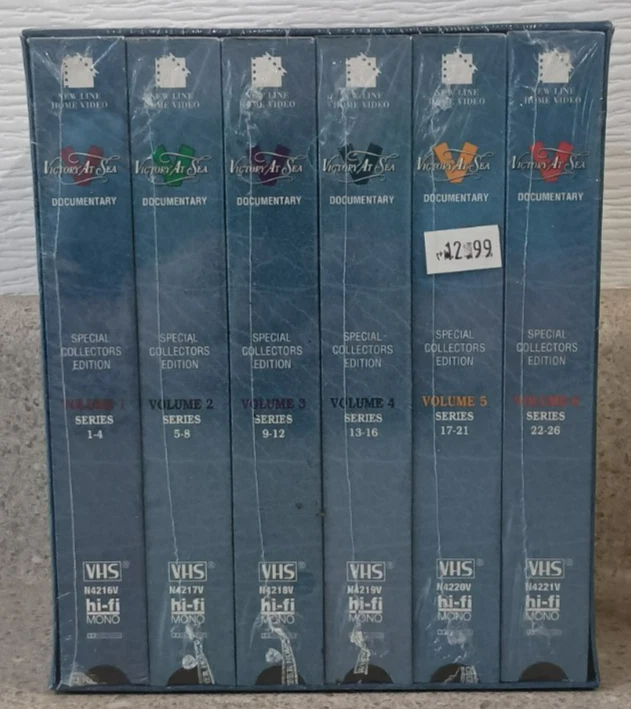 Victory At Sea Special Collector's Edition Volumes 1-6 Series 1-26 VHS Brand New - Image 2 of 4