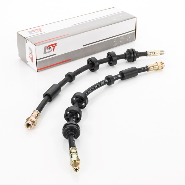 2X Bremsschlauch Bremsleitung FÜR Lancia Y 840A Vorne 420Mm-image
