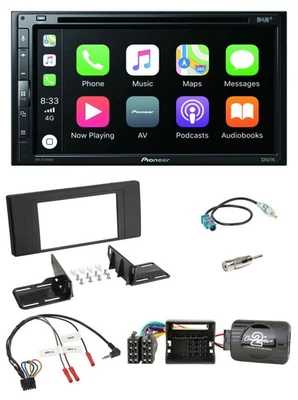 Pioneer DVD 2DIN Lenkrad DAB Bluetooth USB Autoradio für Land Rover Range Rover - Bild 1 von 4