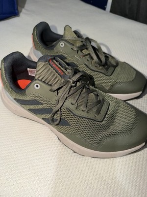 adidas Terrex Tracefinder Trail Running Shoes Black/Green/Olive Strata Size 10