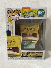 Funko Pop! Figura de vinilo Bob Esponja Pantalones Cuadrados Krusty Krab Pizza 1667