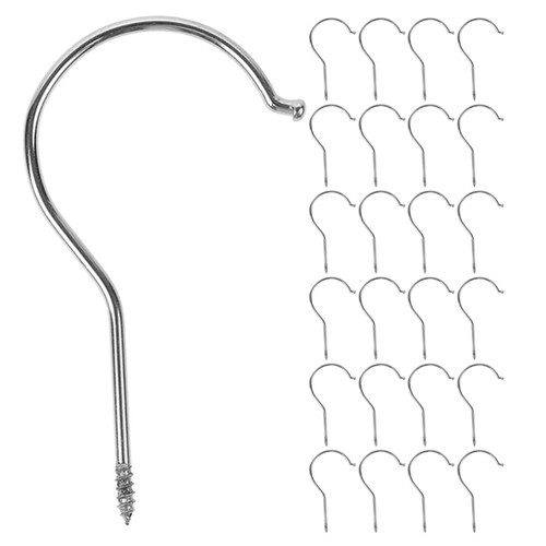 50pcs Hanger Screw Hooks: Multipurpose Heavy Duty Hanger Hooks - Easy to - Picture 7 of 19