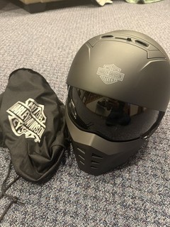 Harley Davidson Men's Ultra X16 2 IN 1 Helmet Matte Black 98118 25VX Size S