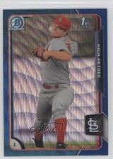 2015 Bowman Chrome Prospects Blue Wave Refractor Nick Petree #BCP84 3q5