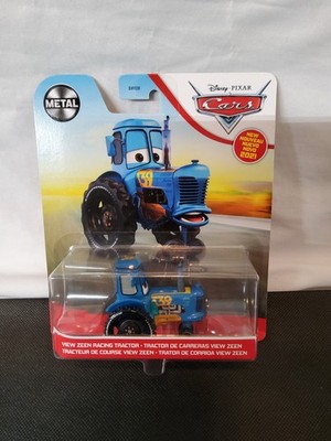 New Disney Pixar Cars View Zeen Racing Tractor Metal Series Mattel