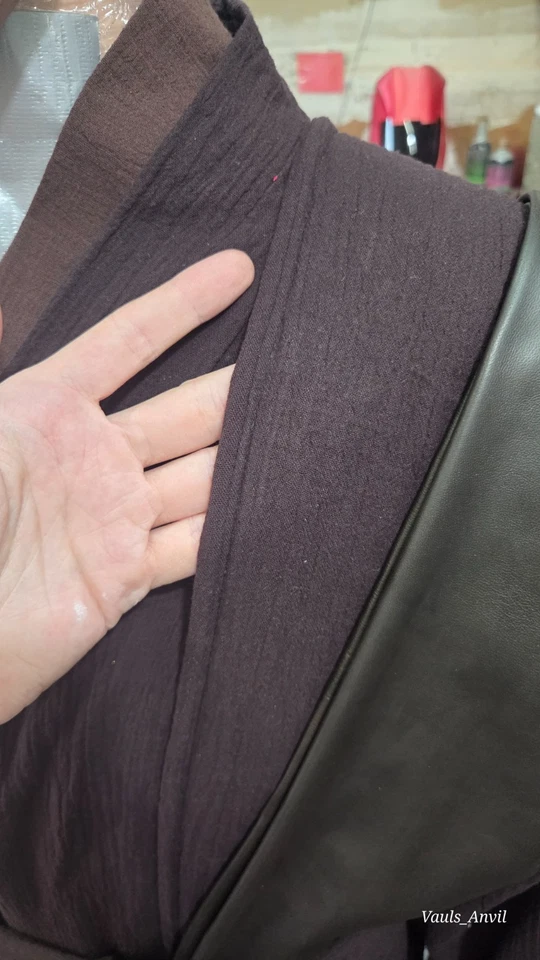 Star Wars Jedi Sith TABARDOS DE TELA Algodón Gasa Arrugada Hecho a Mano Precuela Secuela Foto 3 de 4