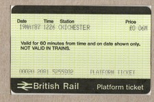 Chichester S02 - APTIS platform ticket - West Sussex