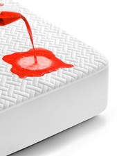 Twin Waterproof Mattress Protector, Premium Viscose from Mattress Pad Ultra S...