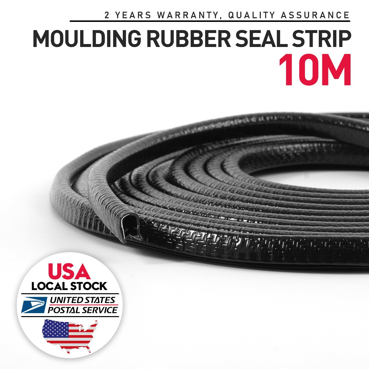 33FT Car Auto Door Guard Molding Weather Strip Edge Protect Rubber Seal Trim Van