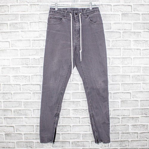 ONES STROKE Tokyo Jogger Pants Drawstring ankle zip Size Small
