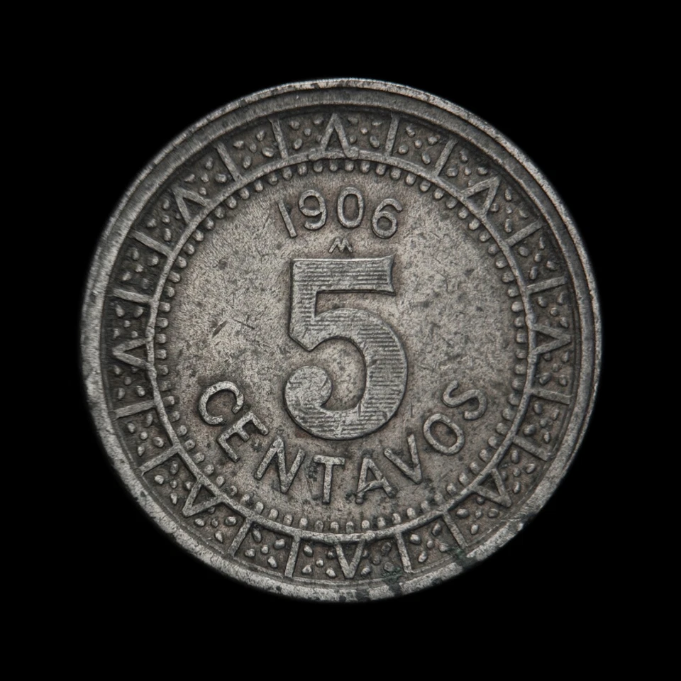 MEXICO. 1906, 5 Centavos - Lot of 2 Varieties, Small Date with Low 6 DDR - Image 4 of 4