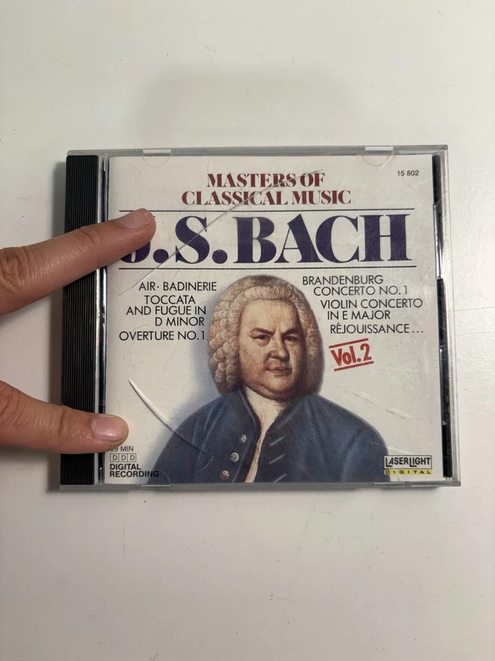 1988 Vol 1-3 Masters Of Classical Music - Bach, Beethoven, & Mozart CD Set - Image 4 of 4