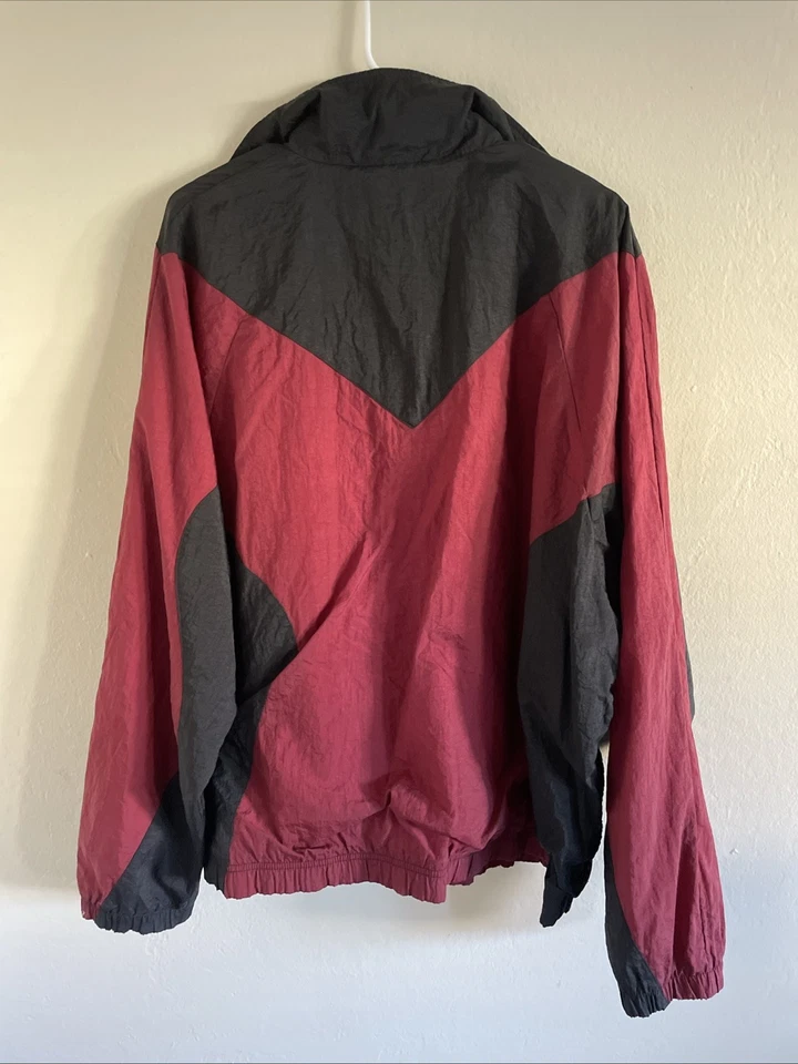 Vintage Nike Windbreaker Jacket Men’s Large Color Block 90s Full Zip Swoosh - Image 3 of 4