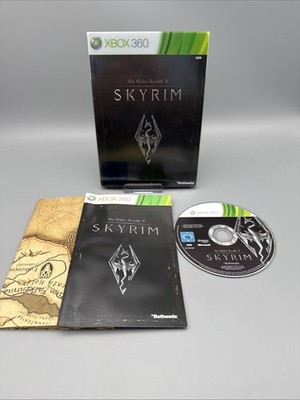 The Elder Scrolls V: Skyrim -Steelbook- (Microsoft Xbox 360) Spiel in OVP