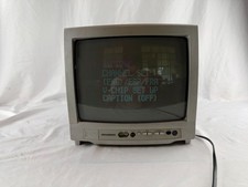Sylvania 6413TEY 13" CRT TV Gaming Monitor Retro Color Television Tested