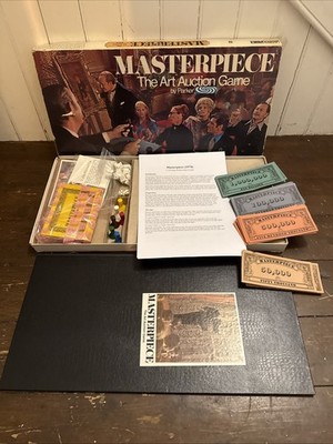Vintage Masterpiece The Art Auction Brettspiel (Parker Brothers 1970)