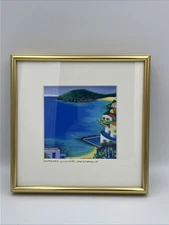 Australia Island Coastal Living Painting Framed Artwork Souvenir Ocean Beach
