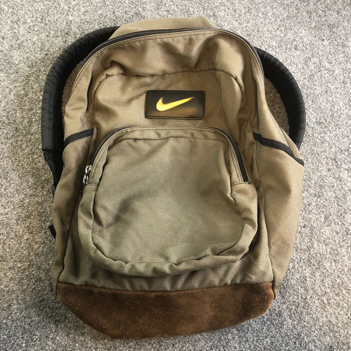 Suede Backpack Brown Bags for Men for sale | eBay