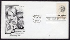1978 Poet Carl Sandburg (Scott 1731) - Artmaster FDC TE364