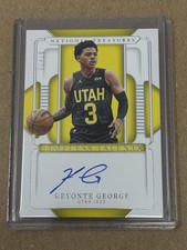 2024-25 Panini National Treasures Keyonte George Timeless Talents Auto /75