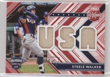 2018 Panini Elite Extra Edition USA Materials Red 4/49 Steele Walker hg6