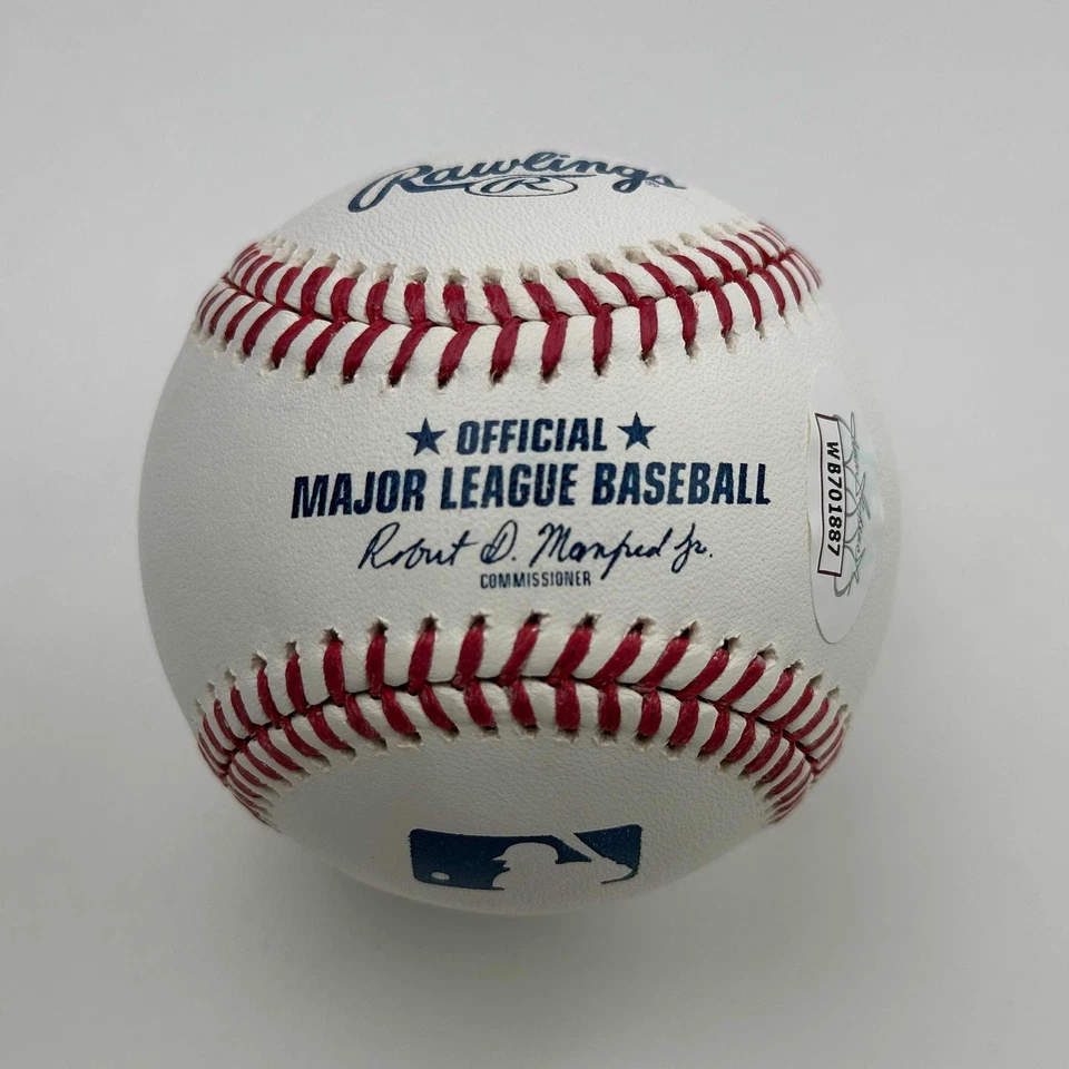 Autografiado/Firmado Denny McLain 31-6, 1968 Rawlings Béisbol ROML CERTIFICADO DE AUTENTICIDAD JSA Foto 2 de 2