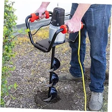  1500W Electric Post Hole Digger Earth Auger Dig Hole Fence Post Hole Digging, 