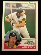 1983 Topps Traded Carney Lansford (#60T) MINT FASC Set Break ^GRUMPYBUCK^