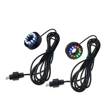 12v Underwater 12-led Light Ring Submersible Fountain Pond Garden Ac Adapteroogb