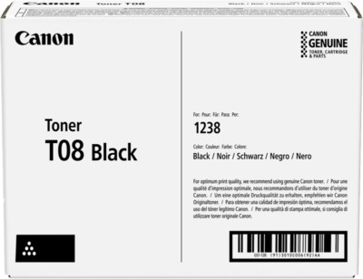 Original Canon T08 Toner Schwarz 3010C006 Canon i-Sensys x 1238 *NEU OVP*
