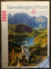 NEUSCHWANSTEIN CASTLE Ravensburger 1000 Piece Jigsaw Puzzle 1992 Open 157631