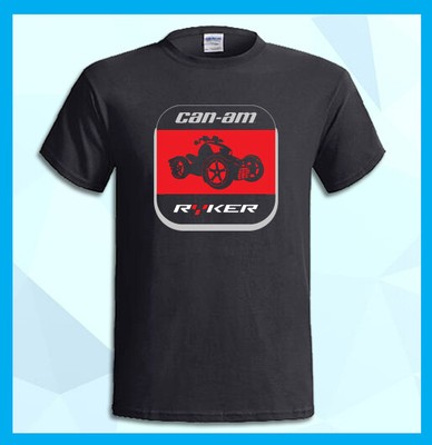 Can Am Ryker Rally Edition Motorcycles Logo Men's Black T-Shirt S M L